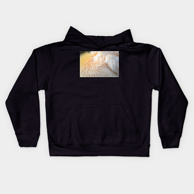 Feather Abstract Kids Hoodie by AlexaZari